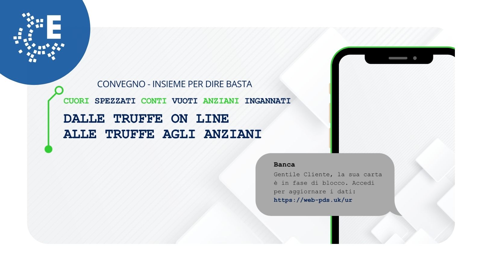 copertina evento simulazione messaggio phishing